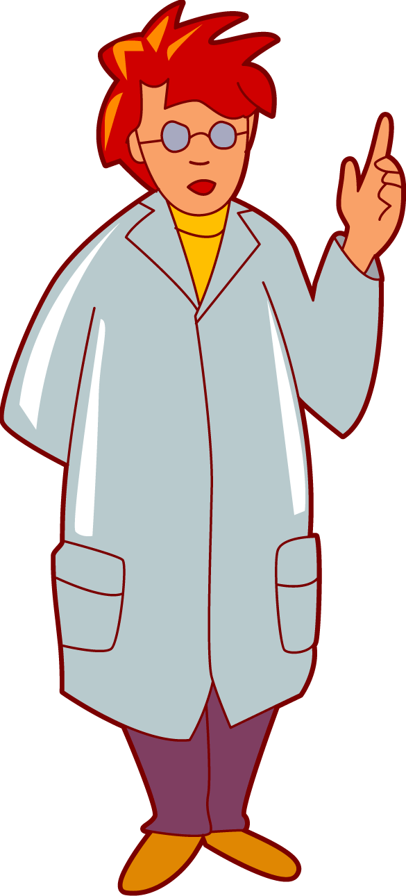 Free science animated gif. Scientist clipart dog