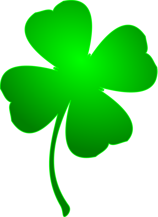 Patrick s four leaved. Clipart cat st patrick's day
