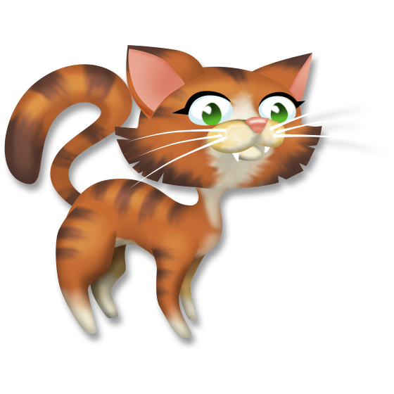 Kitten clipart one cat. Image tabby png hay