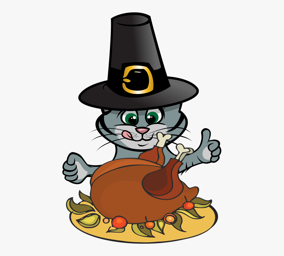 Clipart thanksgiving cat. Clip art 