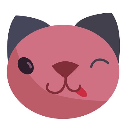 Clipart cat tongue. Premium clipartlogo com 