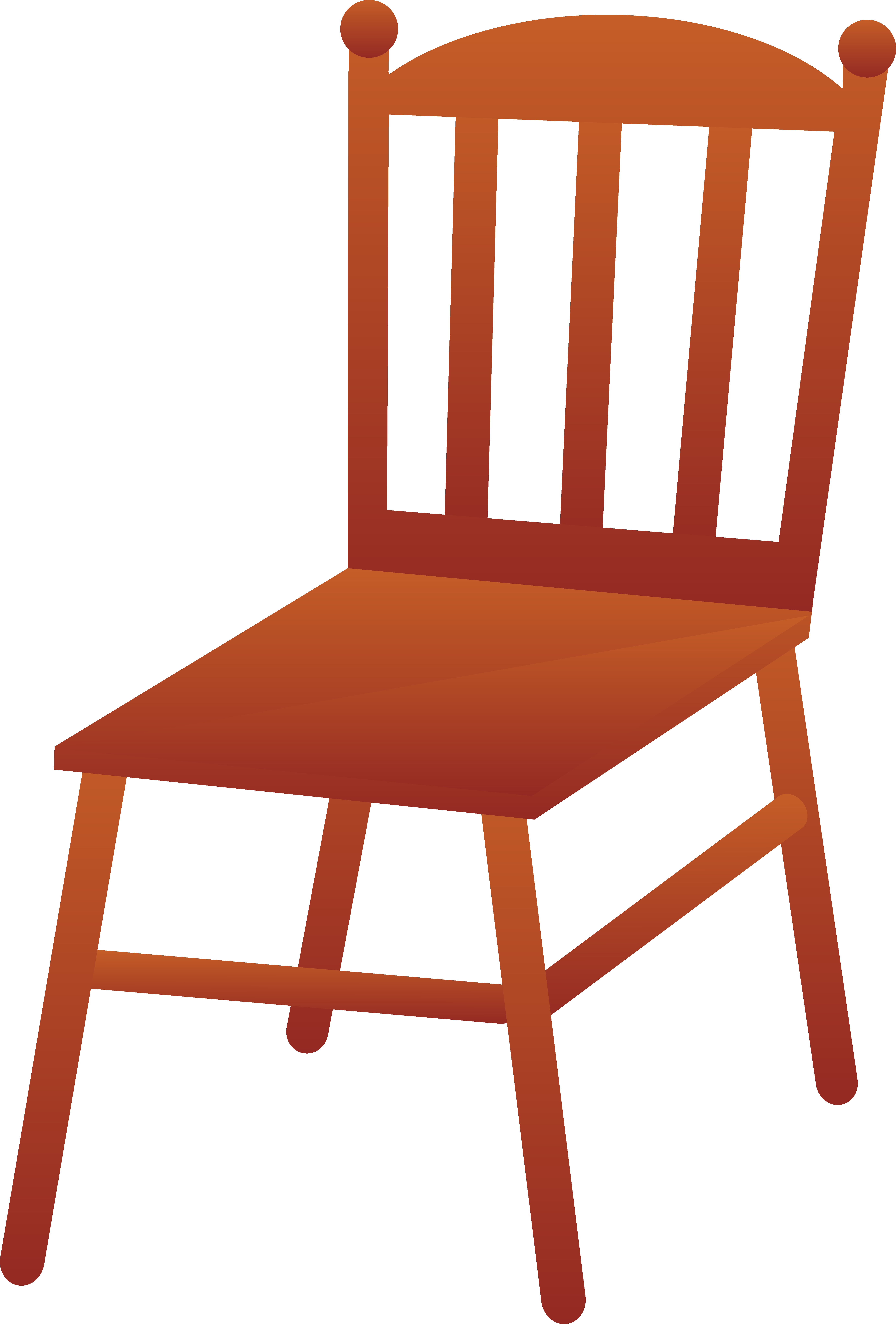 Clipart music chair. Brown wooden free clip