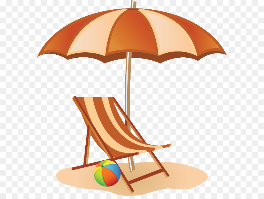 clipart chair beach umbrella