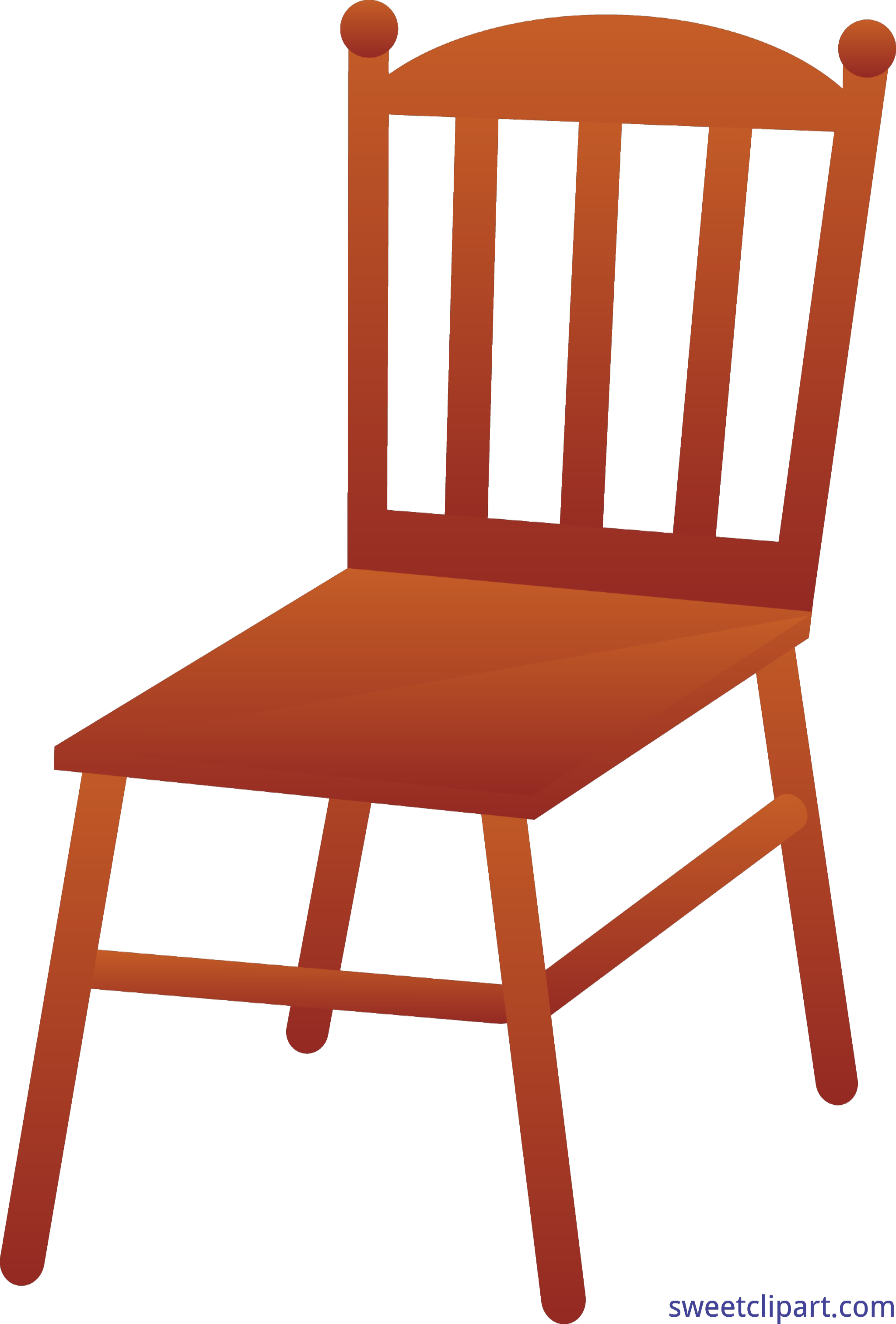clipart chair brown chair