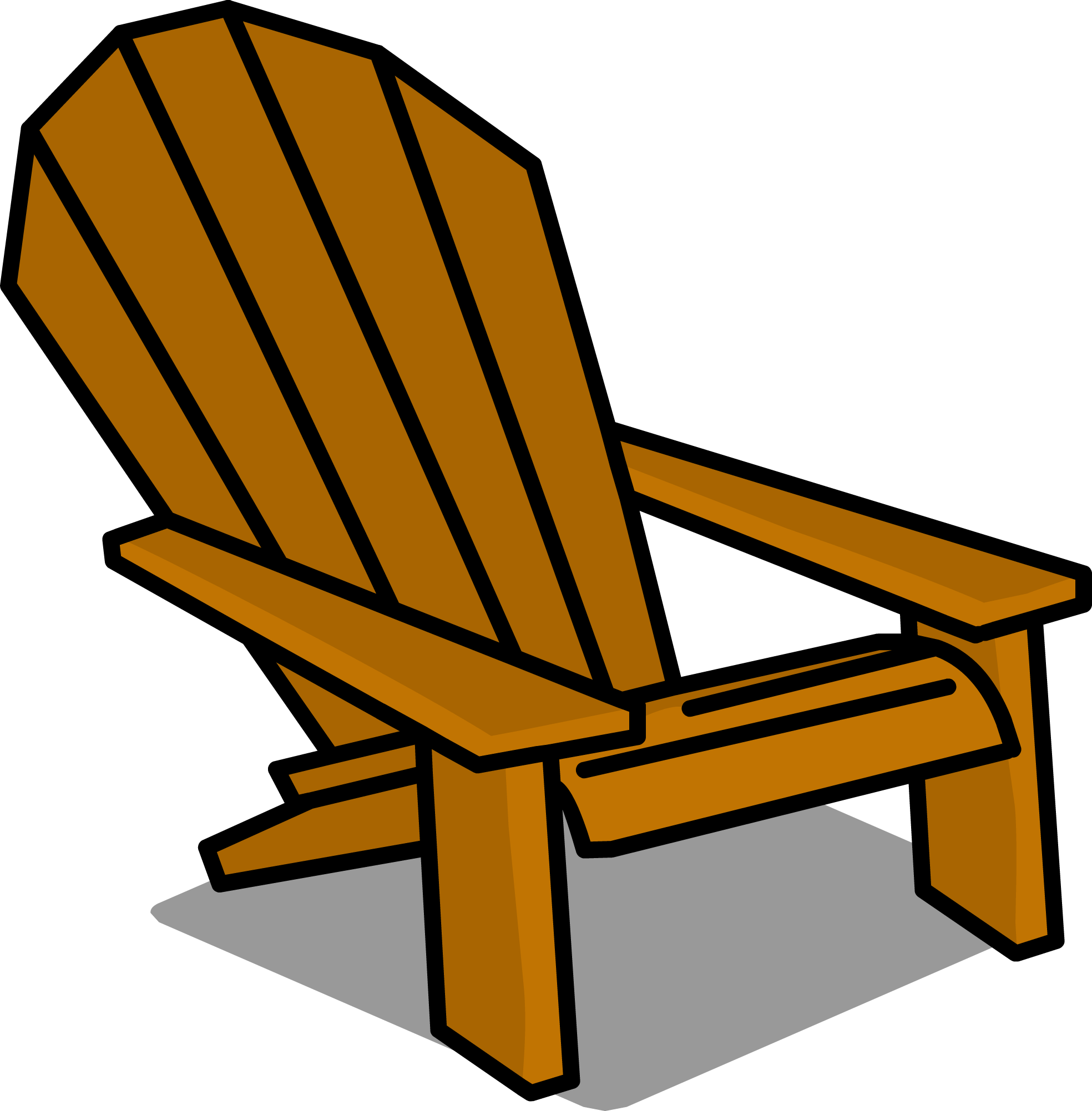 clipart chair deck chair
