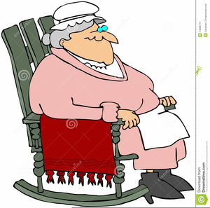 grandmother clipart rocking chair