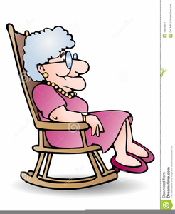 clipart chair grandmother