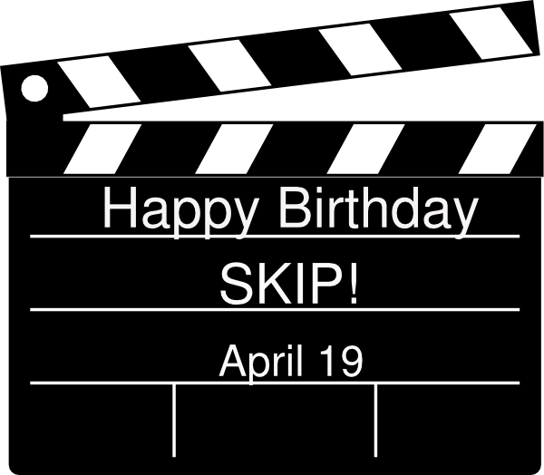 Happy birthday clip art. Clipart chair movie star