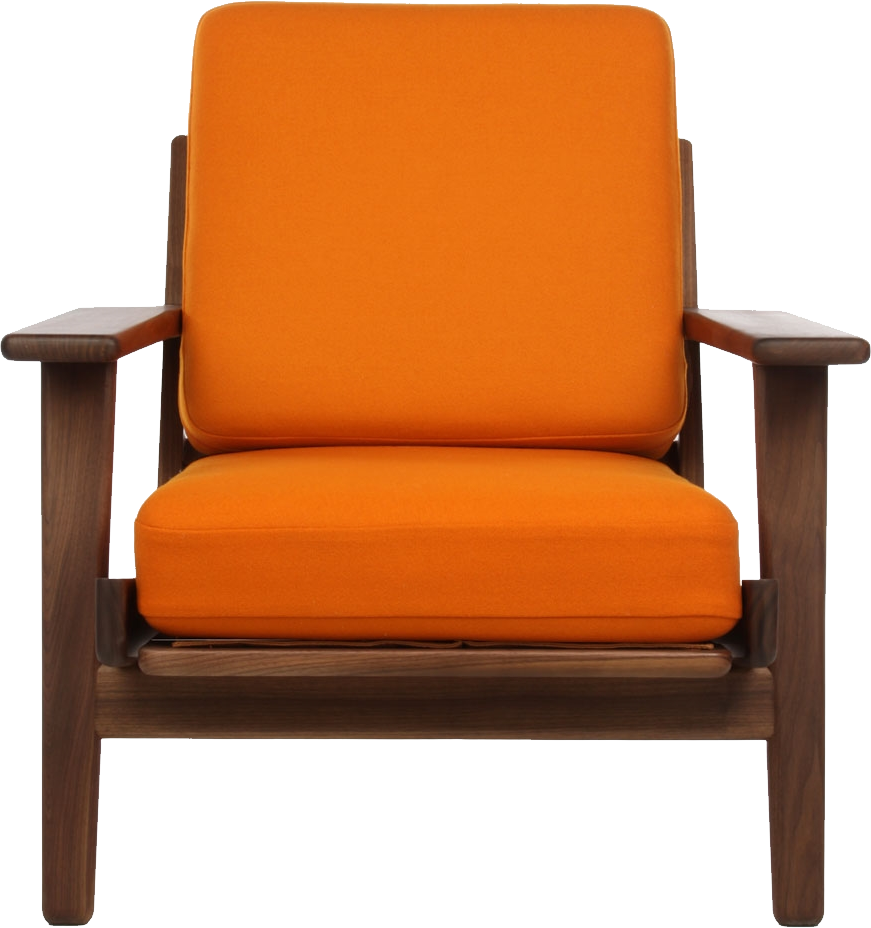 Chair orange chair