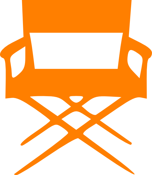 Clipart chair orange chair. Director s clip art