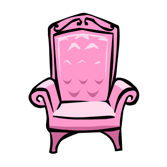 clipart chair princess