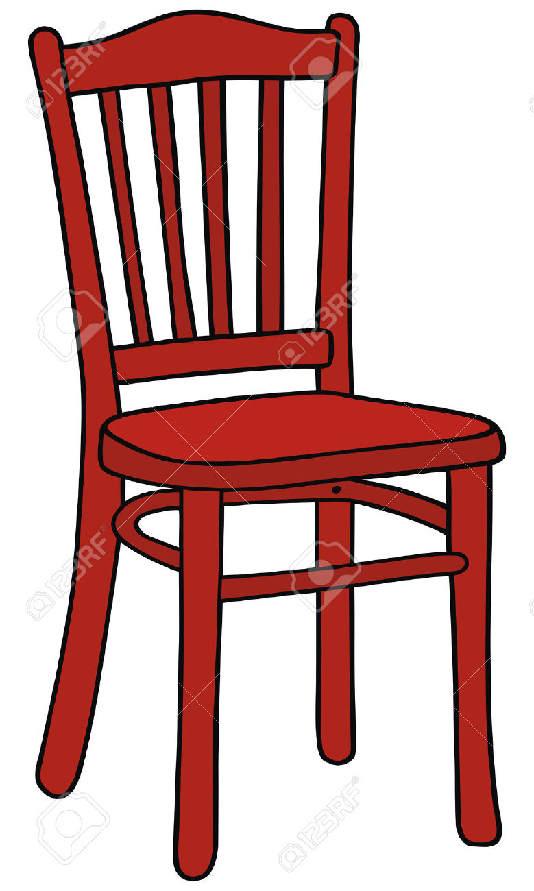 clipart chair red chair