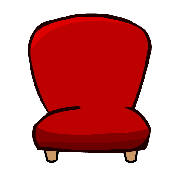 clipart chair red chair