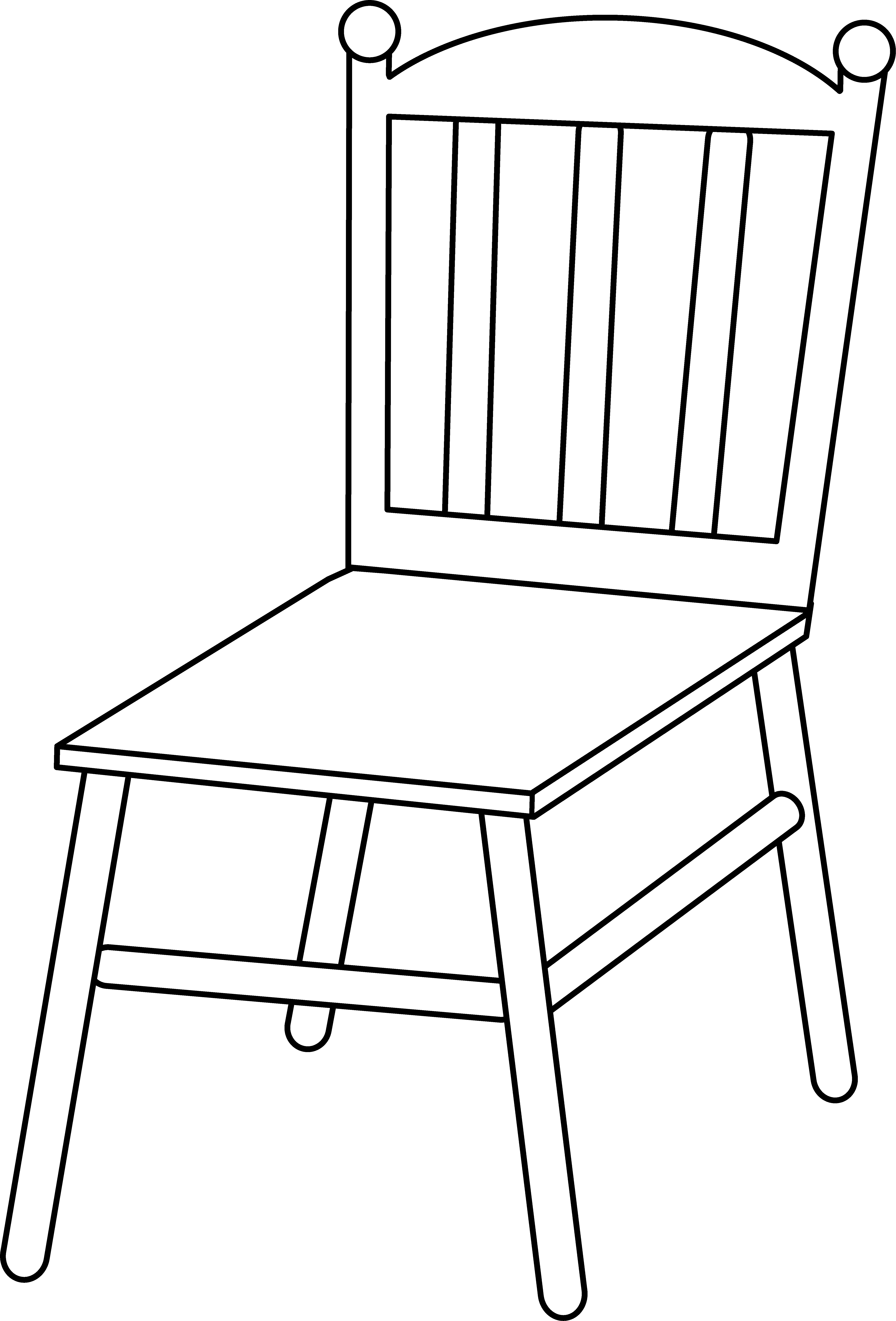 Line art free clip. Volleyball clipart chair
