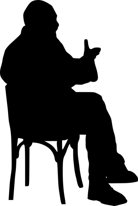 clipart chair silhouette