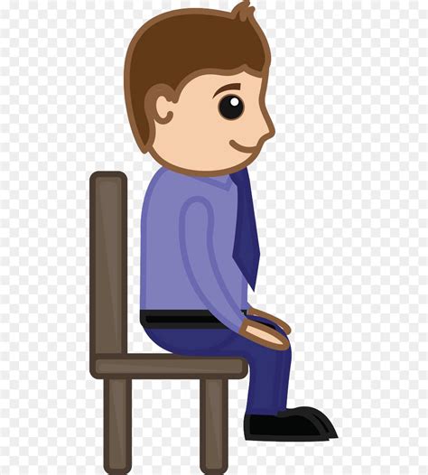 Person Sitting On Chair Clip Art