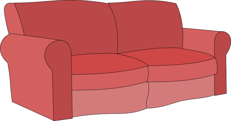 couch clipart futon