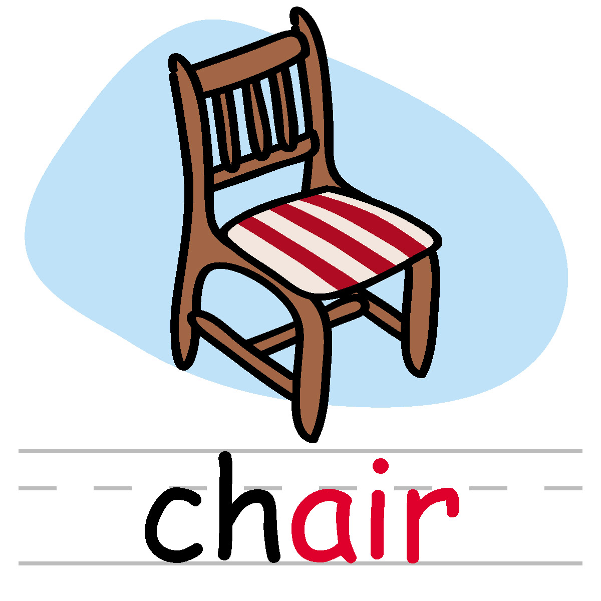 clipart chair word