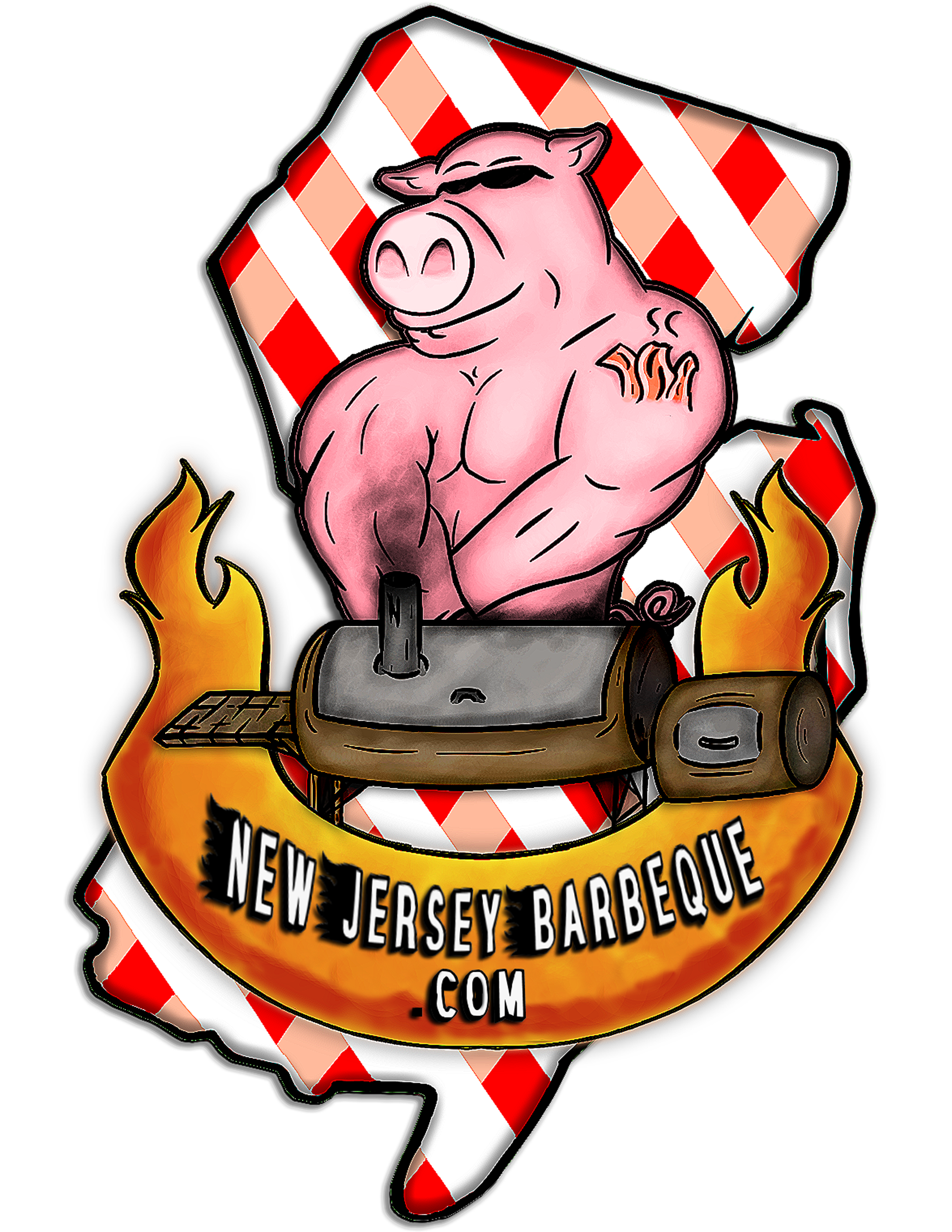 Grilling clipart beach. New jersey barbeque exploring