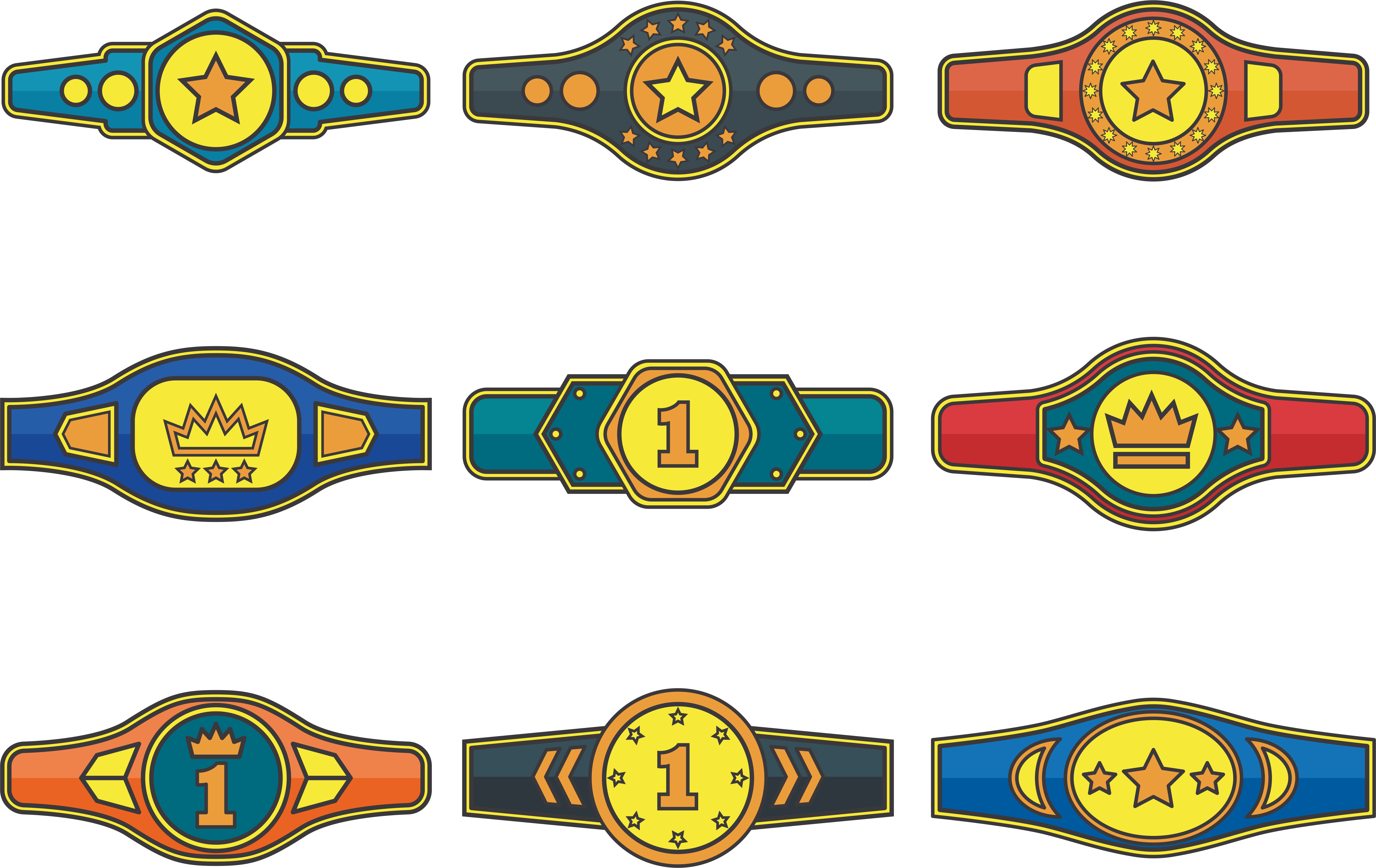 Championship belt champion trophy. Clipart chicken boxing