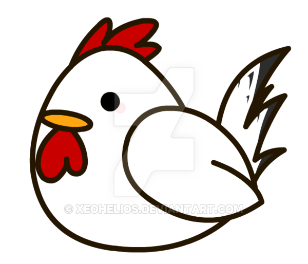 kawaii clipart chicken