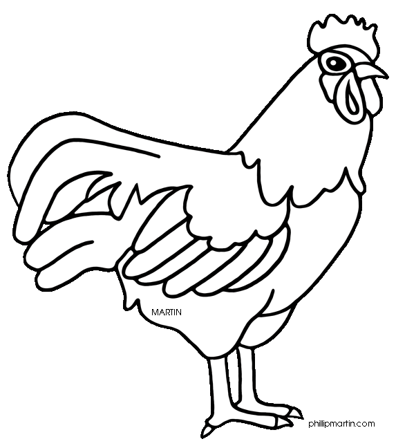 Clipart chicken coloring page. Blue hen color bros