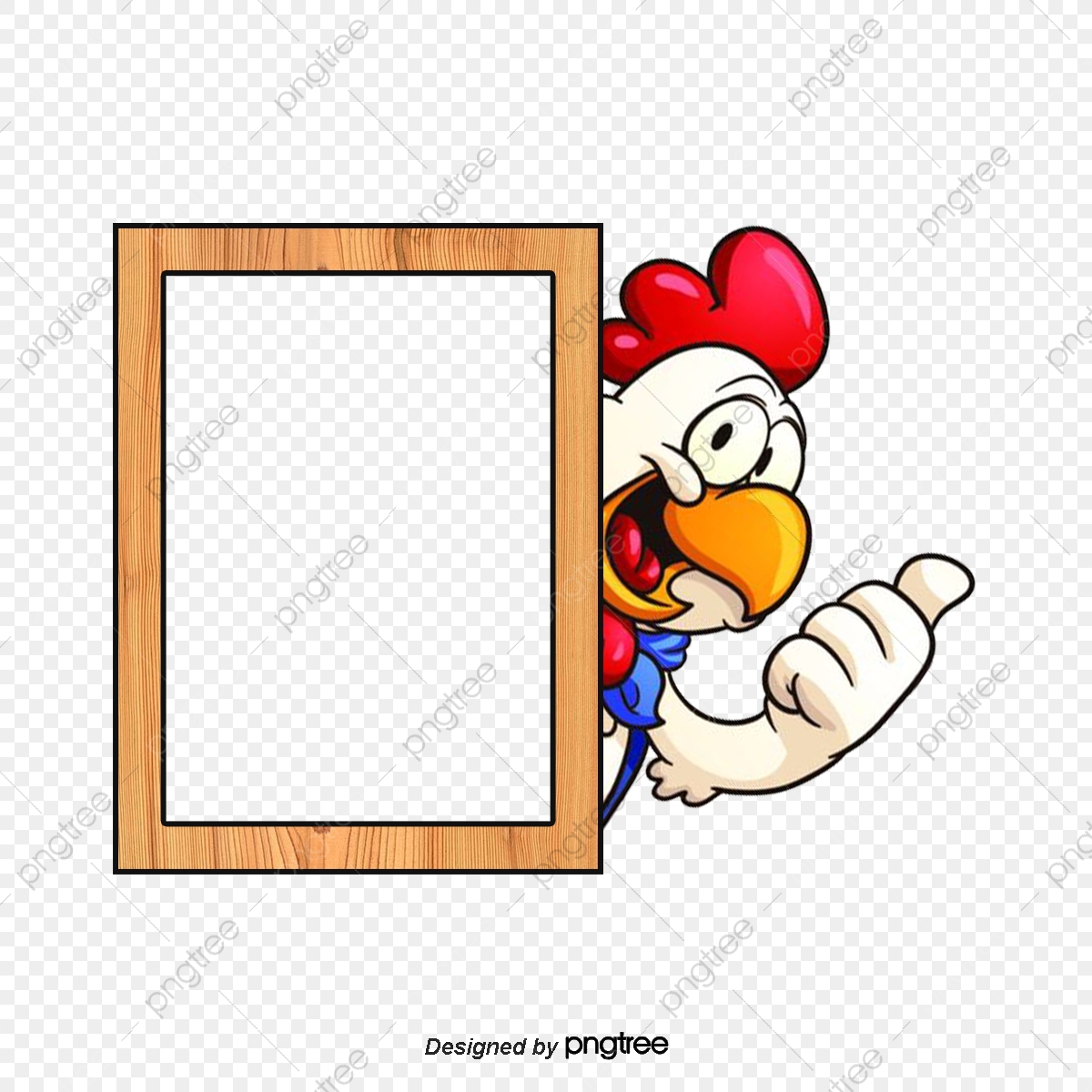 clipart chicken frame