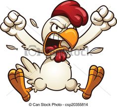 Clipart chicken mad.  best cartoon images