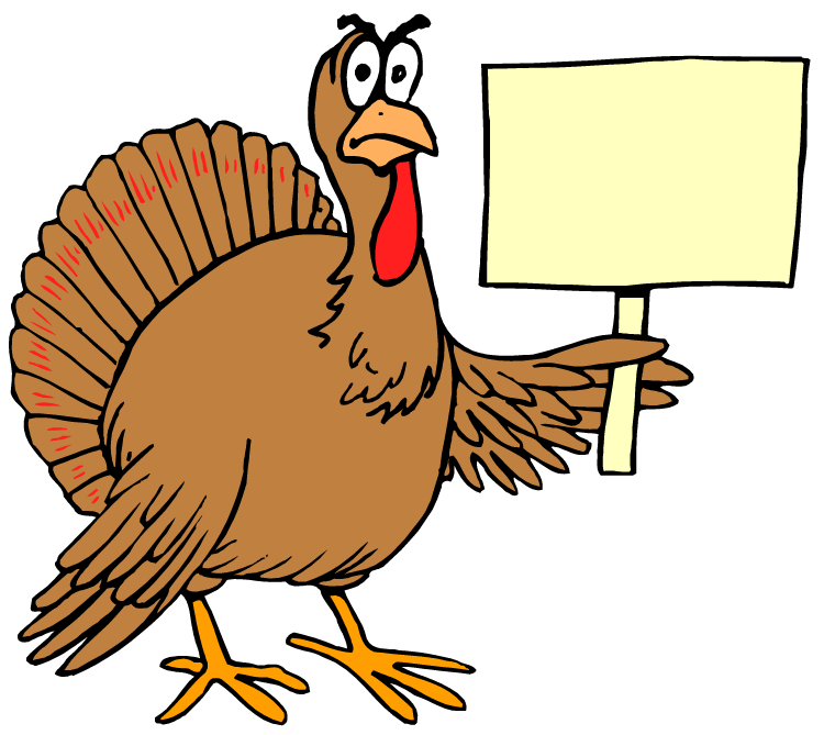 clipart turkey sign