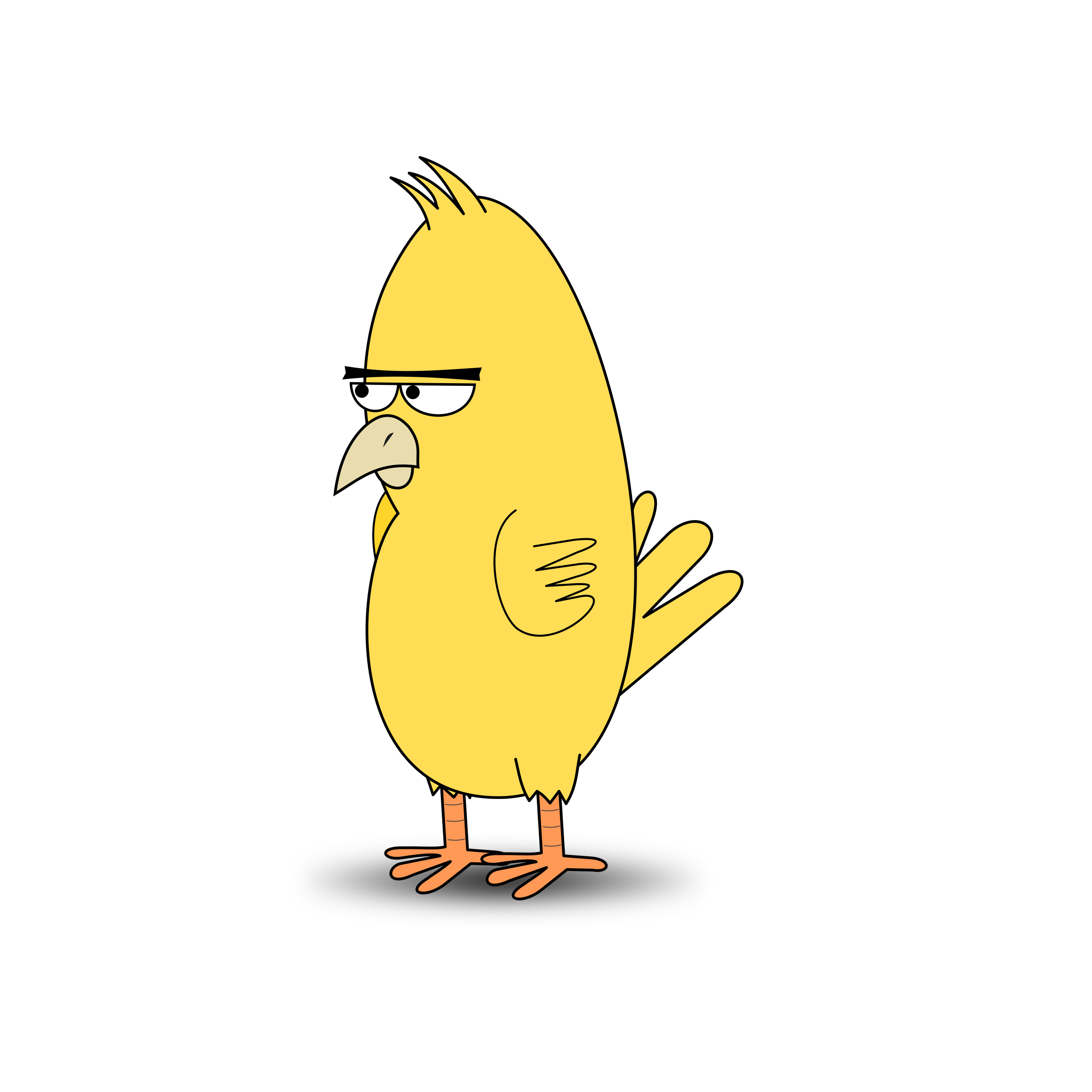 Mad clipart chicken. Bird pajaro big image