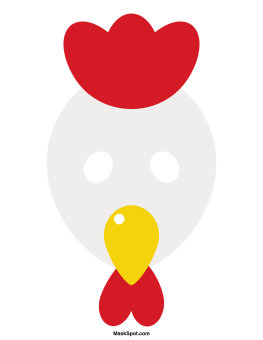 Clipart chicken mask. Pin by muse printables
