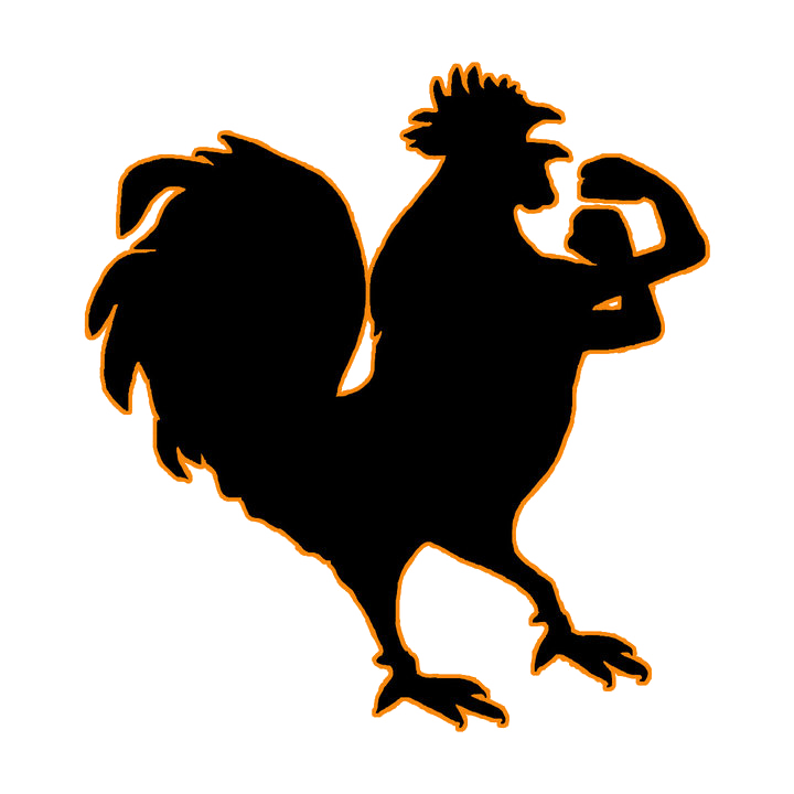 muscles clipart rooster