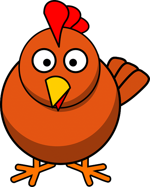 muscle clipart rooster