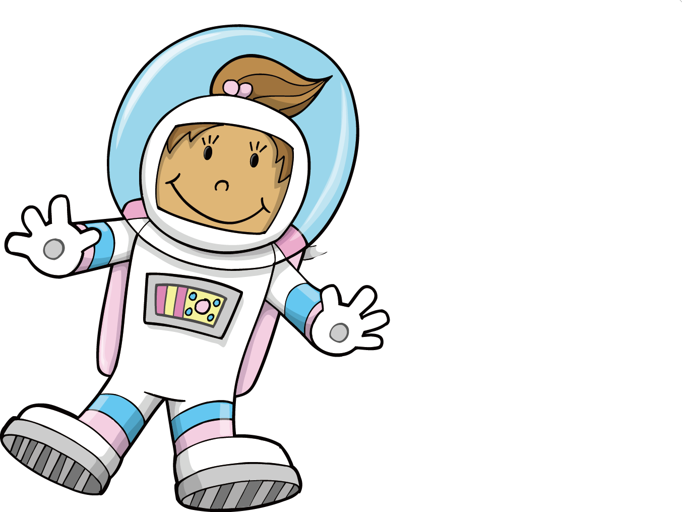 Creative clipart human. Astronaut cartoon space suit
