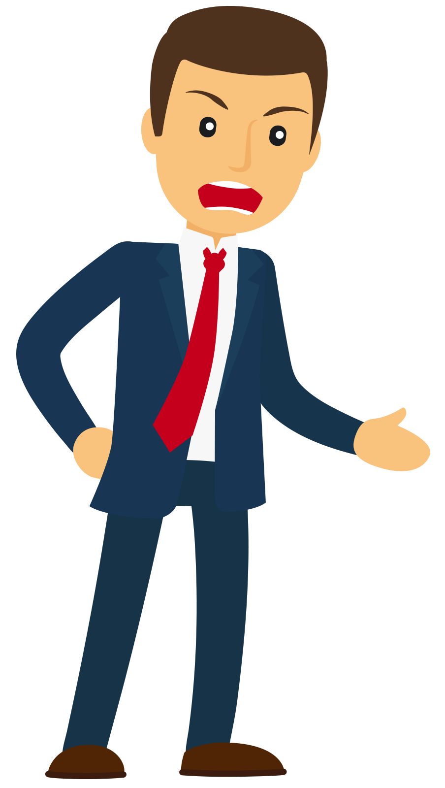 man clipart suit