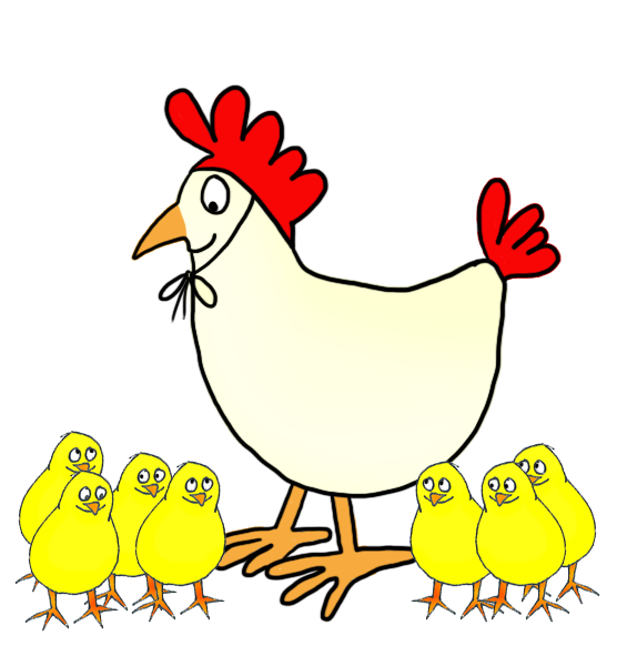 Funny and cute easter. Hen clipart common animal