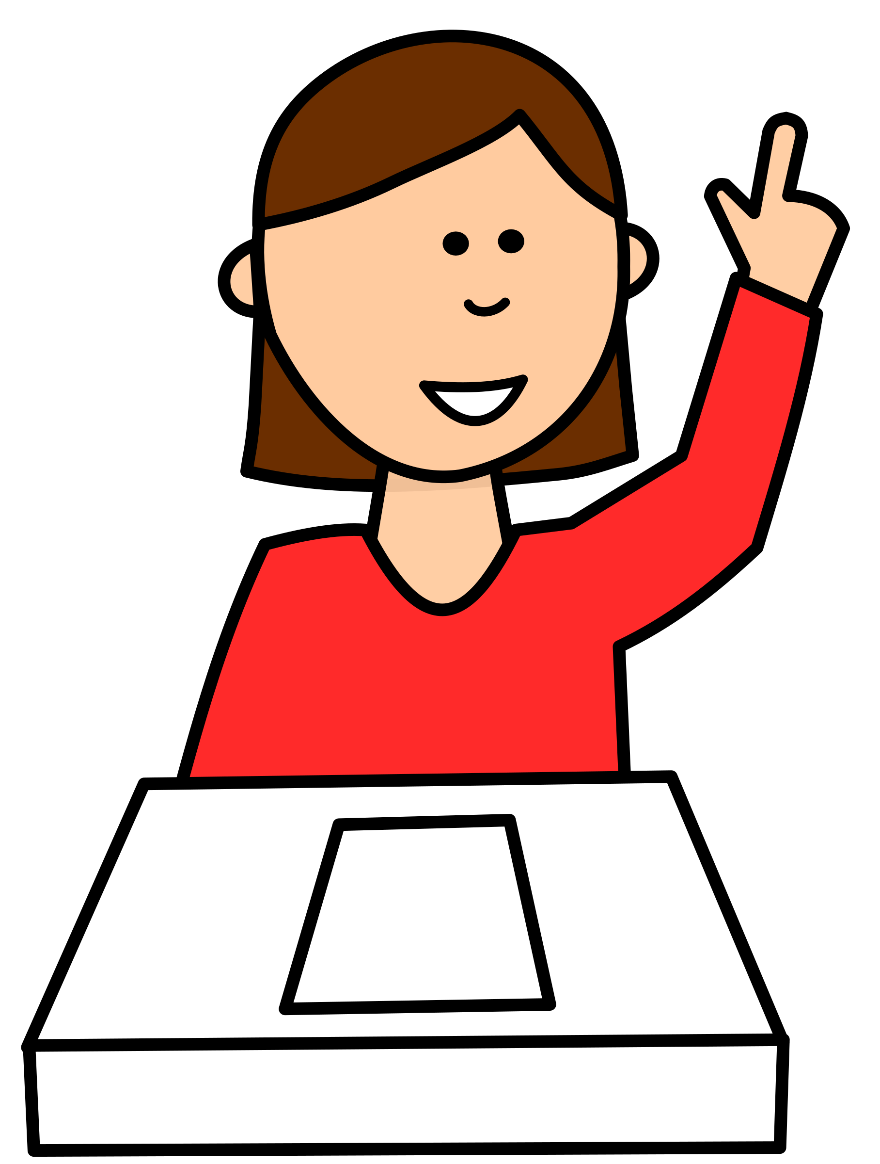 Learning clipart 5 student.  collection of asking