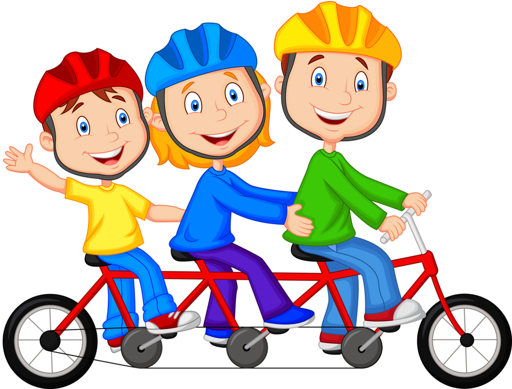 clipart child bicycle