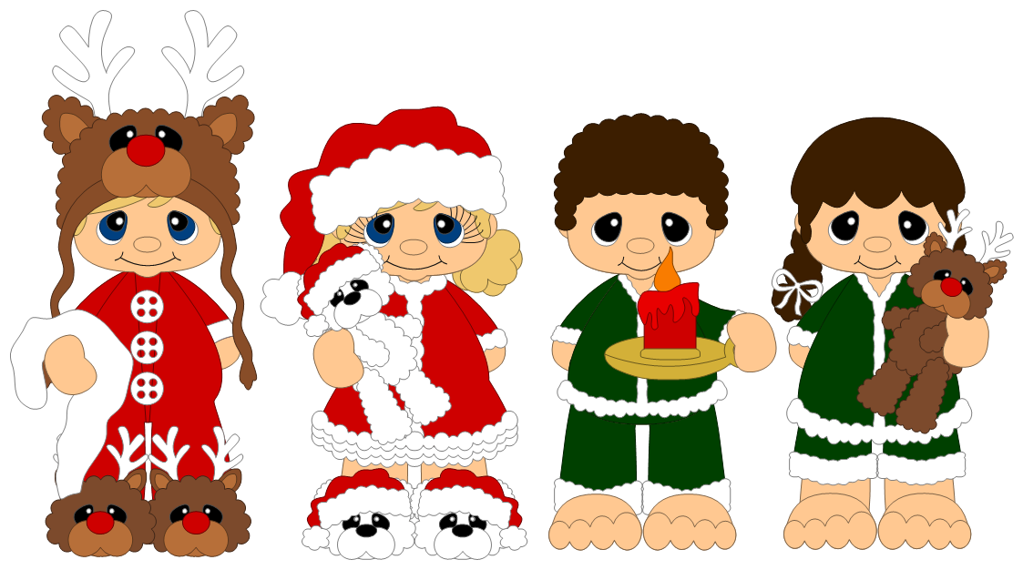 clipart child christmas