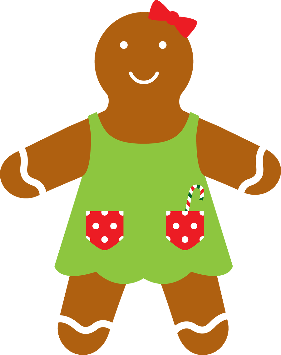 faces clipart gingerbread