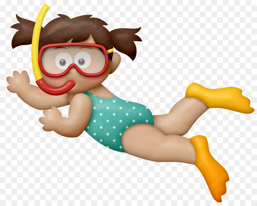 clipart child diving