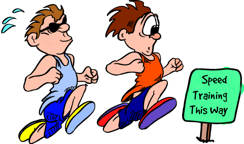 Fast clipart fast runner. Speed training for trail