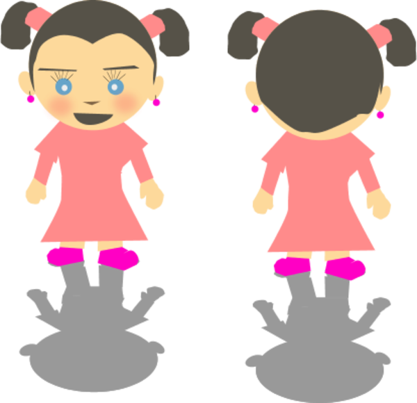 clipart child shadow