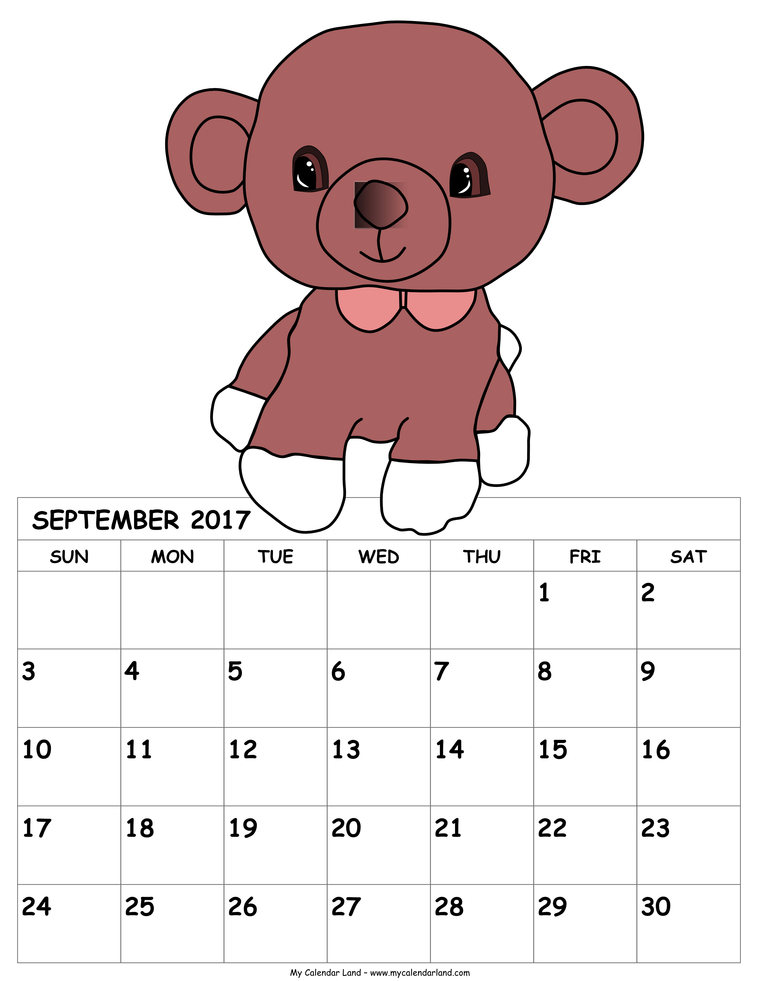 clipart kids calendar