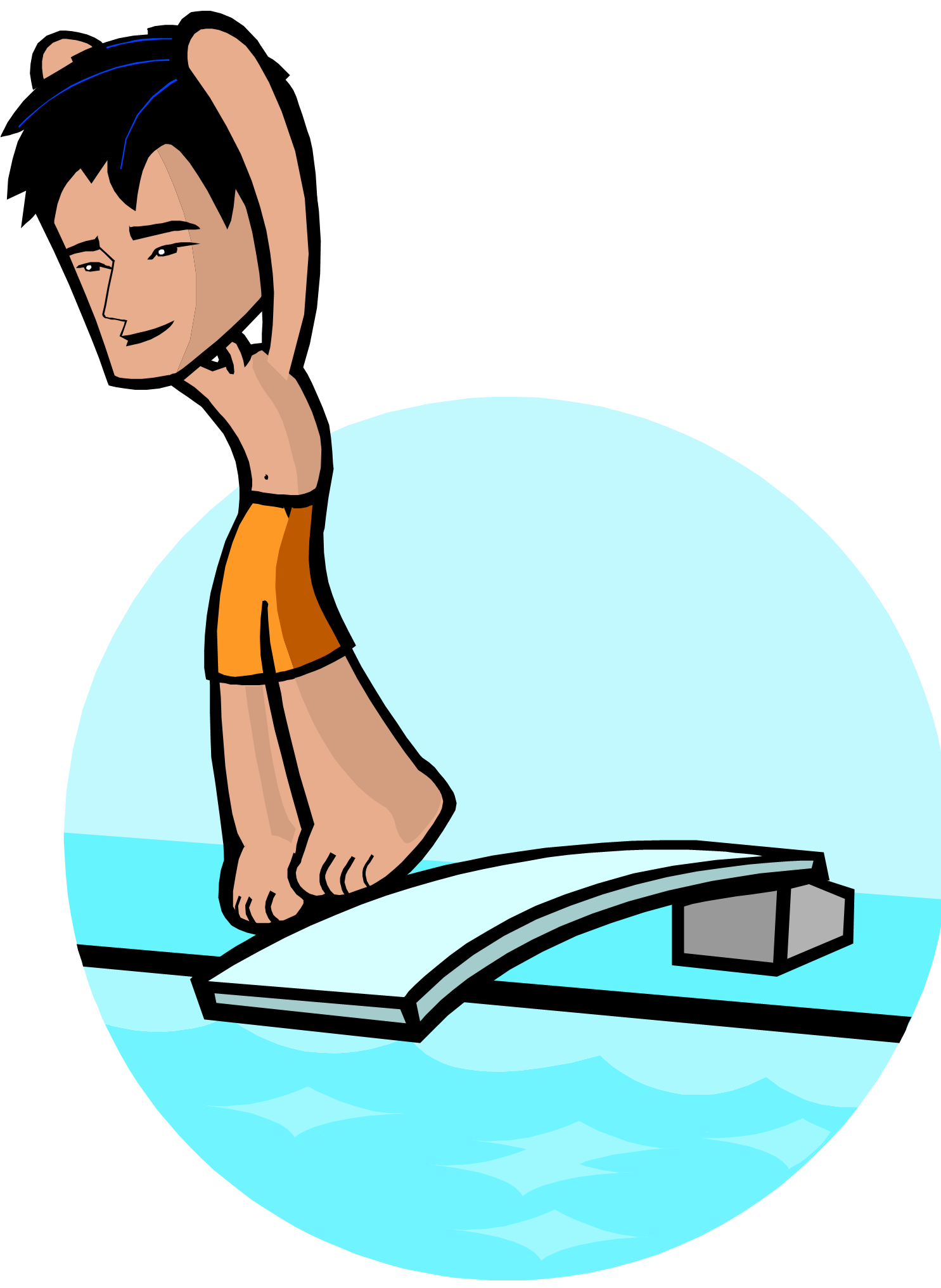  collection of diving. Diver clipart pool