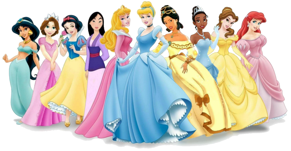Princess clipart coloring. Disney kid pictures for
