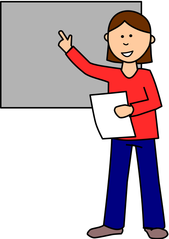 Teen clipart standing. Child presentation pencil and