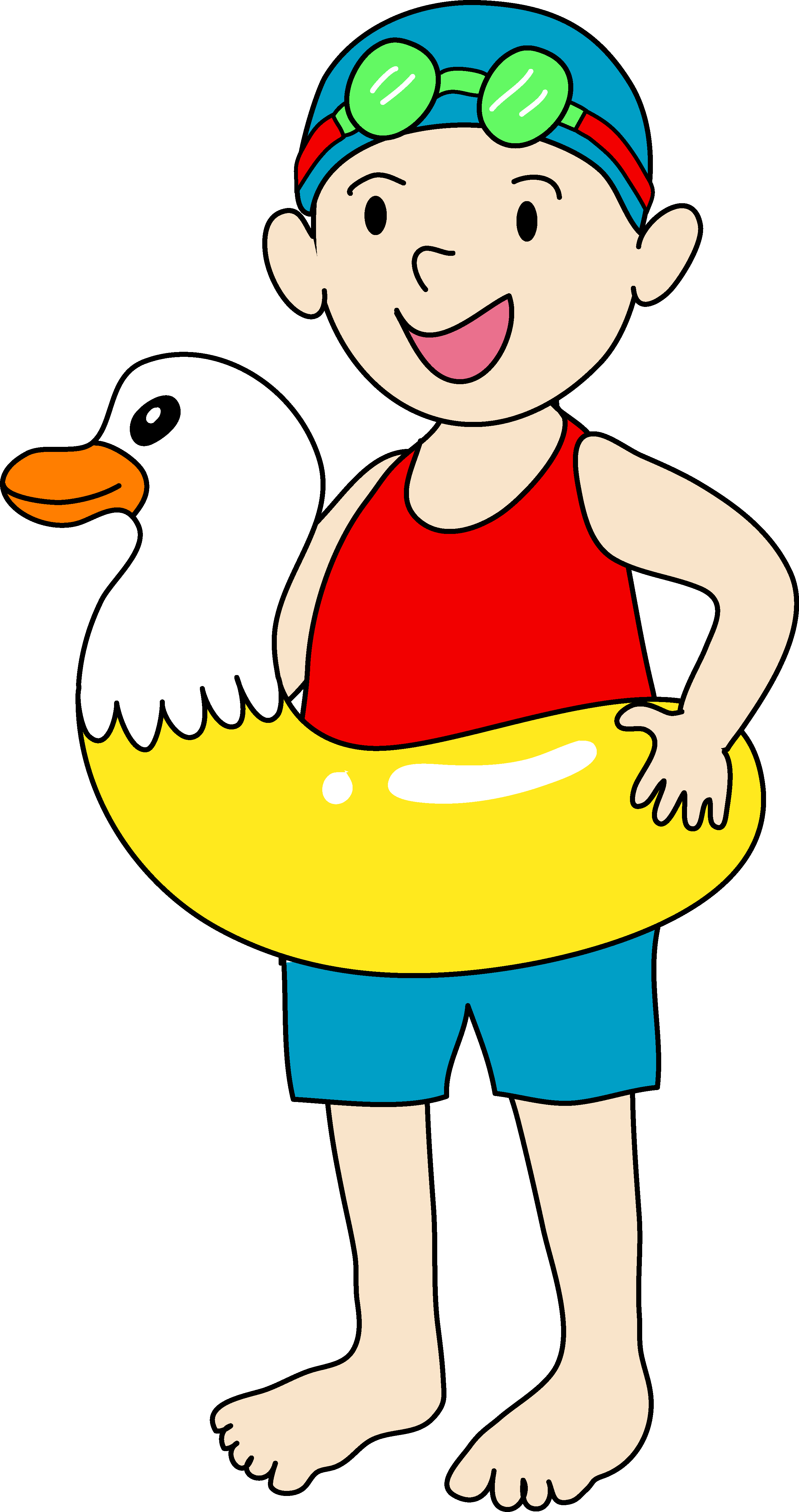 Swimsuit clipart cartoon. August macombmomlife com goldfish