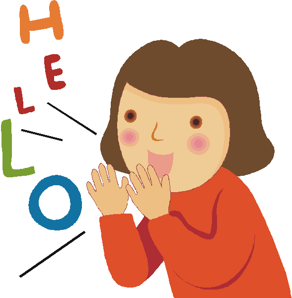 Hello clipart bye.  collection of kids
