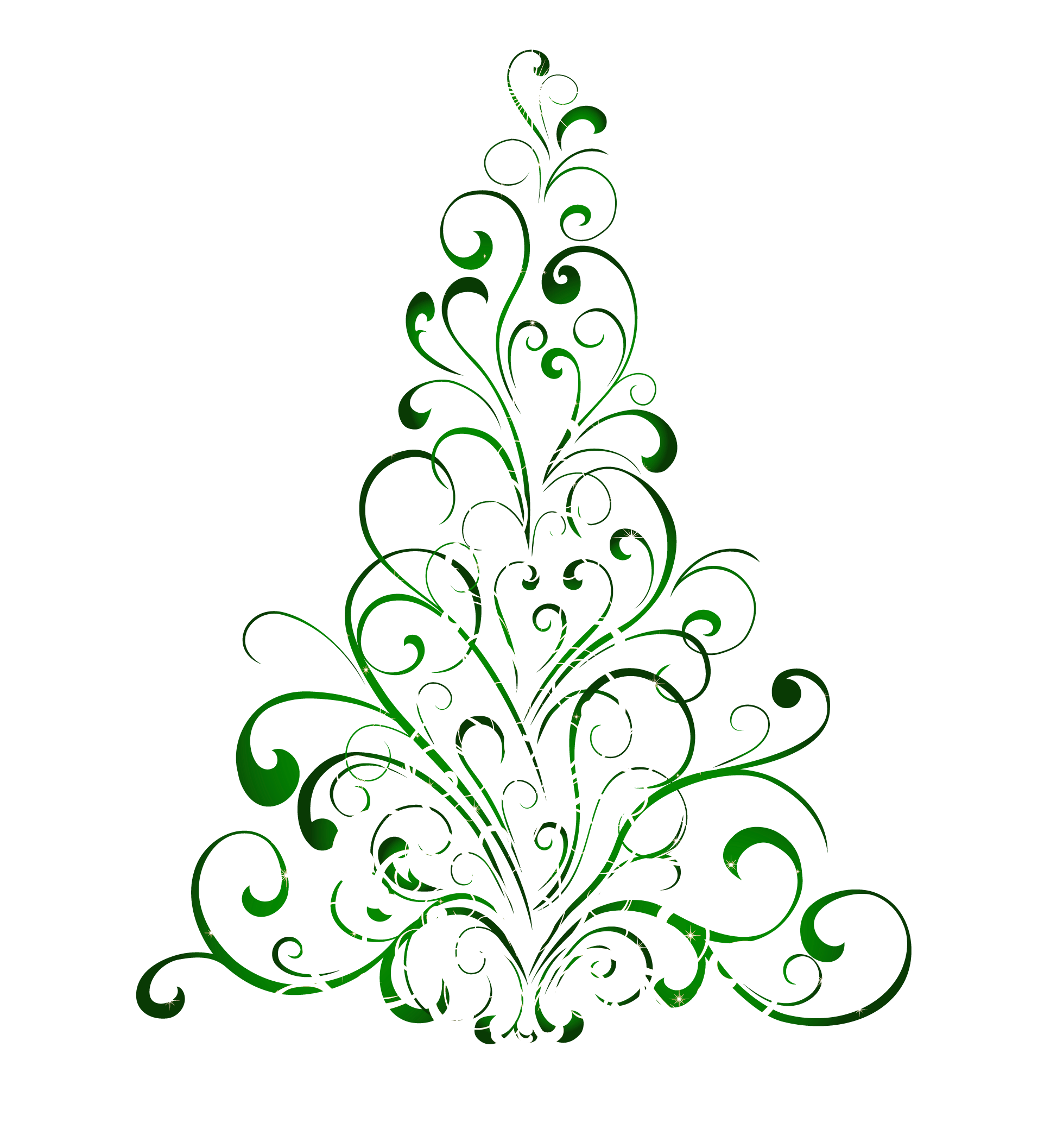 clipart christmas black and white